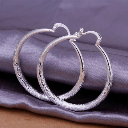 Silver Plated Earrings Wedding & Party Accessory for Women