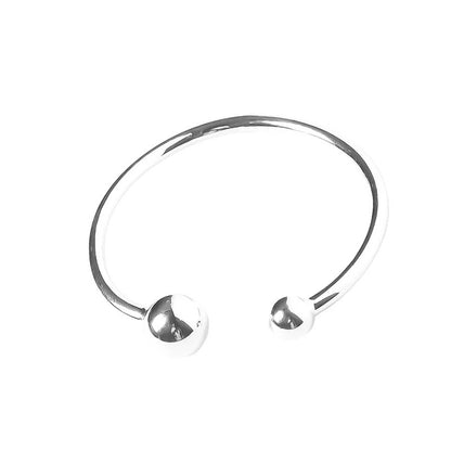 Minimalist Stamp Bracelet Women Trendy Elegant Ball Jewelry