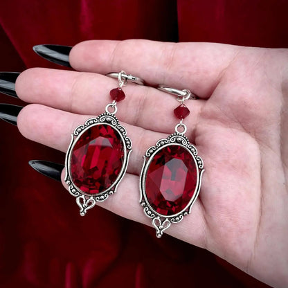 Gothic Vampire Earrings Demon Goth Ear Hooks for Women Accessories