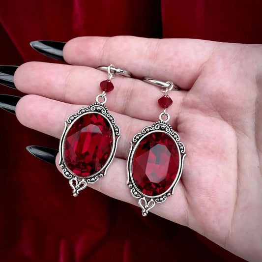 Gothic Vampire Earrings Demon Goth Ear Hooks for Women Accessories