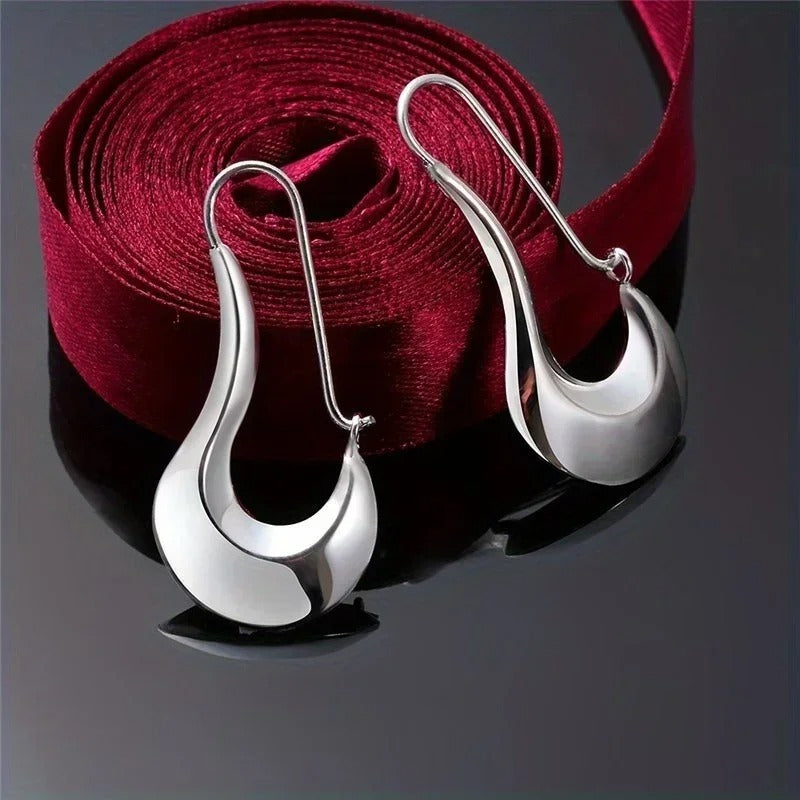 Trendy Geometric Hoop Earrings Women Hot Modern Girls Accessories