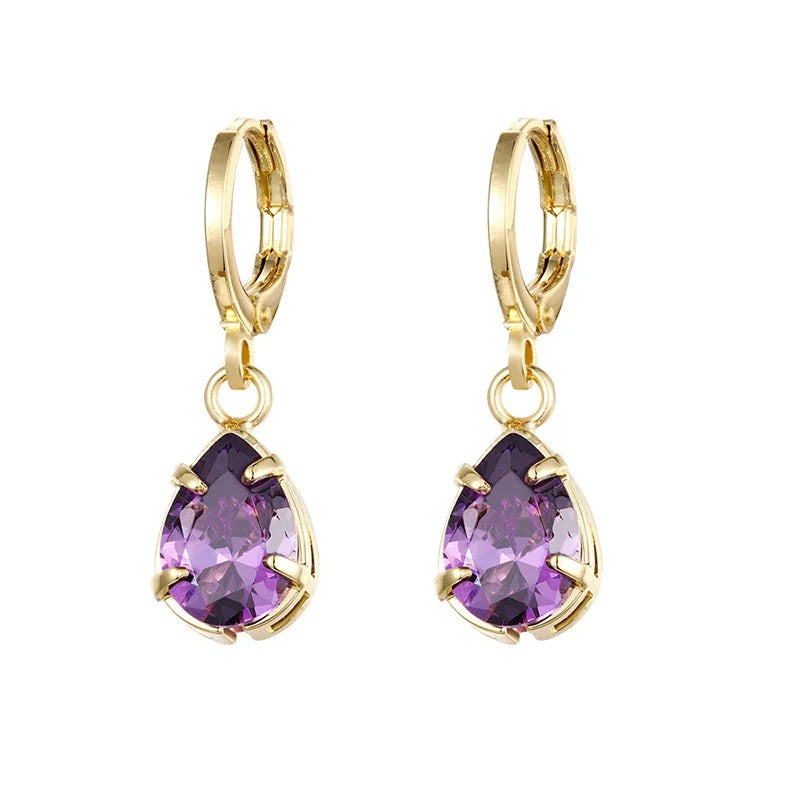 Silver Gold Filled Dangle Earrings For Women  Drop Earring Jewelry Circle Ear Ring