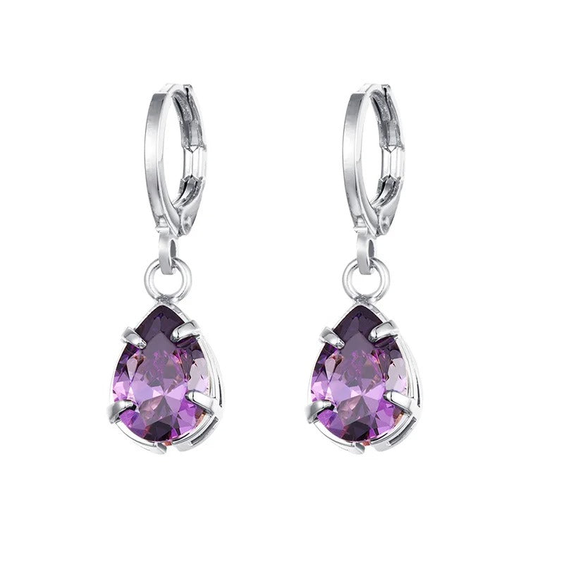 Silver Gold Filled Dangle Earrings For Women  Drop Earring Jewelry Circle Ear Ring