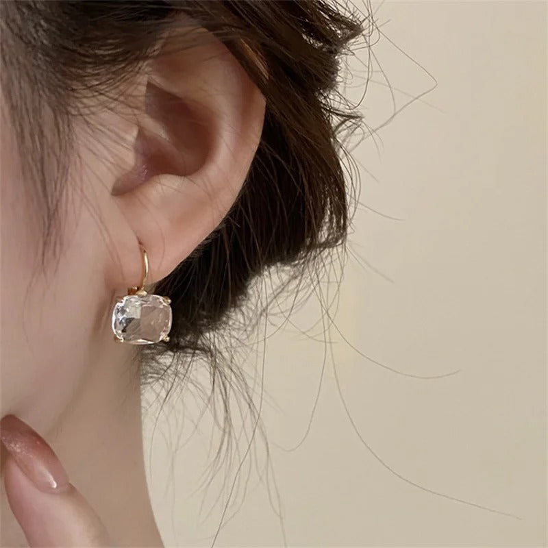 Transparent Zircon Opal Ear Cuff – Women’s Wedding & Party Jewelry Gift