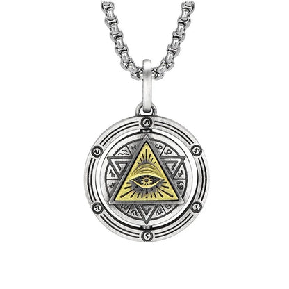 Eye of Horus Necklace Evil Eye Pendant Ancient Egypt Protection Necklace Jewelry Gift Men and Women Spiritual Amulets