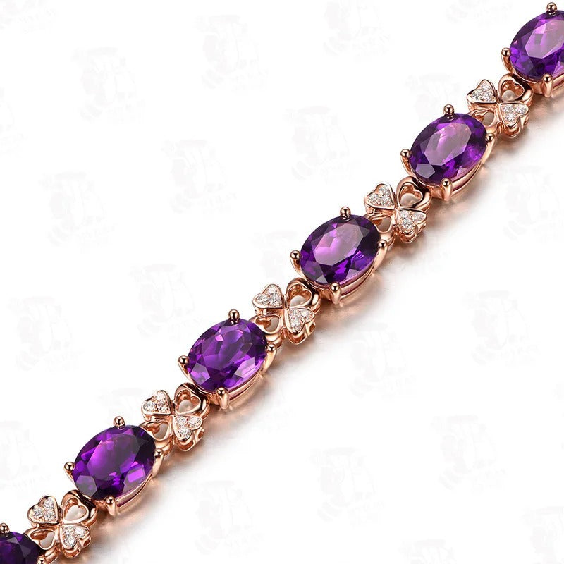 Natural Alloy Bracelet for Women 18K Gold Real Gold Jewelry Gift