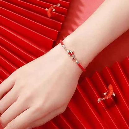 Good Luck Bracelet Braided Rope Bracelet Red String Couple Gift