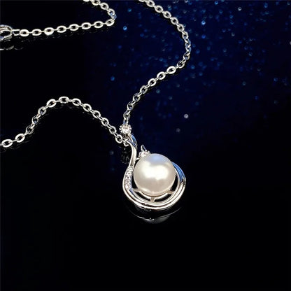 Elegant Pearl Pendant Necklace for Wedding & Engagement