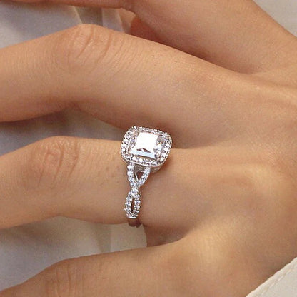 Women’s Cubic Zirconia Ring Wedding & Engagement Statement Jewelry