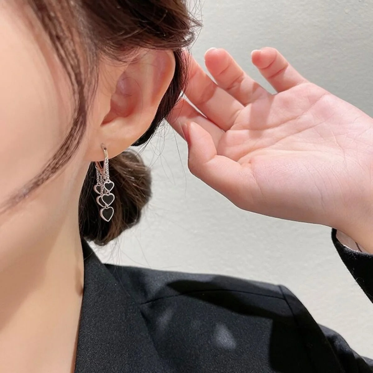 Trendy Colorful Petal Drop Earrings Women Party & Everyday Jewelry