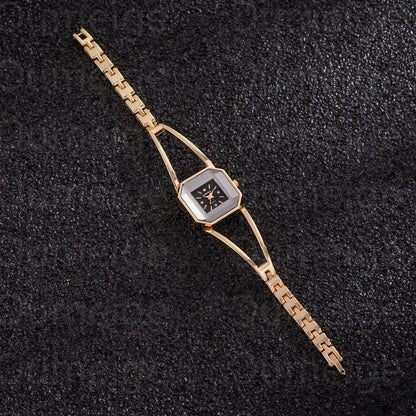 Simple Style Watch Women Top Brand Luxury Hollow Analog Quartz Wristwatches Fashion Elegant Ladies Watch Clock Gift