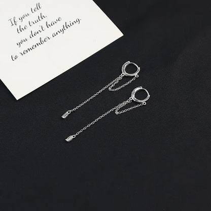 Hot Sell Sterling Silver Initial Stud Earrings Women Fashion