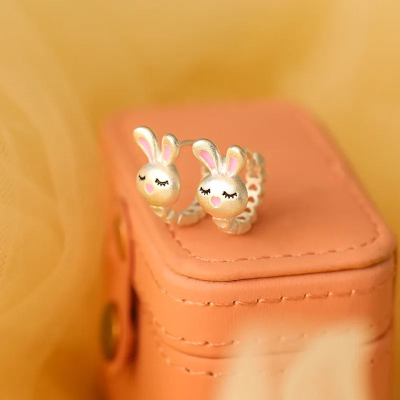 925 Sterling Silver Earrings Cute rabbit Earrings For Women Gift Earings Fashion Jewelry Gift