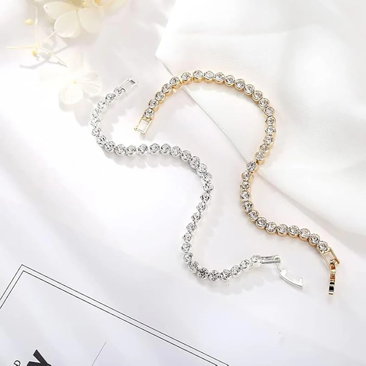 Women’s Cubic Zirconia Tennis Bracelet Wedding Gift Jewelry