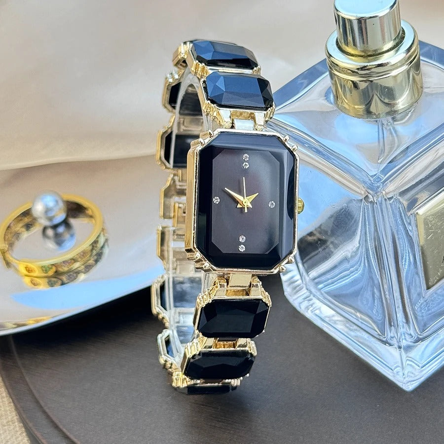 European & American Style Ladies Watch Rhinestone Dial Chain