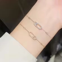 New Zircon Clasp Adjustable Bracelet Women Summer Fashion Jewelry