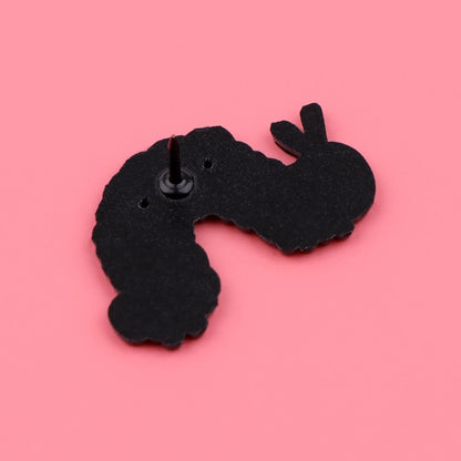 Socialist Enamel Pin Eat Rich Brooch Pines Caterpillar Lapel Pins Badge on Backpack Clothing Accessories Funny Jewelry Gifts