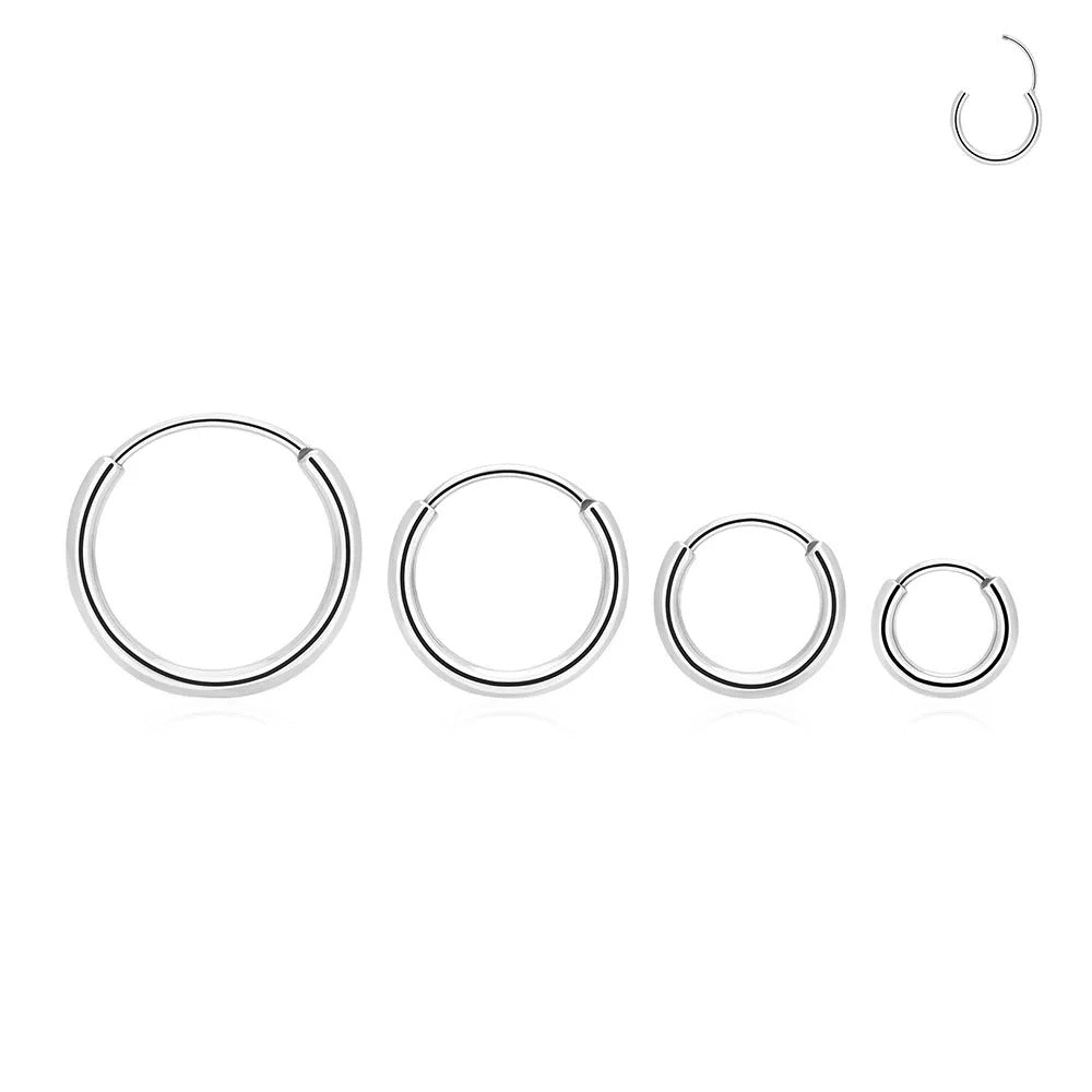 Cool Air Open Circle Earrings for Men & Women Fashion Jewelry