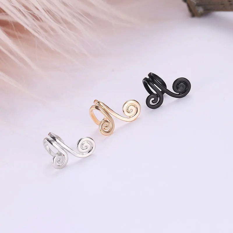 Fashion Totem Clip Earring for Women Without Piercing Cartilage Vintage Ear Cuff Girls Jewerly Gifts