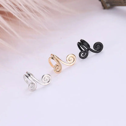 Fashion Totem Clip Earring for Women Without Piercing Cartilage Vintage Ear Cuff Girls Jewerly Gifts