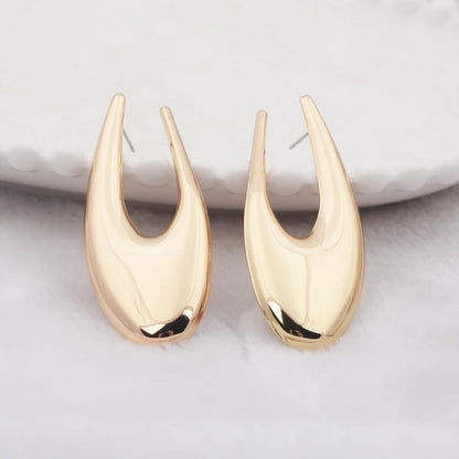 Exaggerated Hollow Hanging Earrings Women Fashion Jewelry