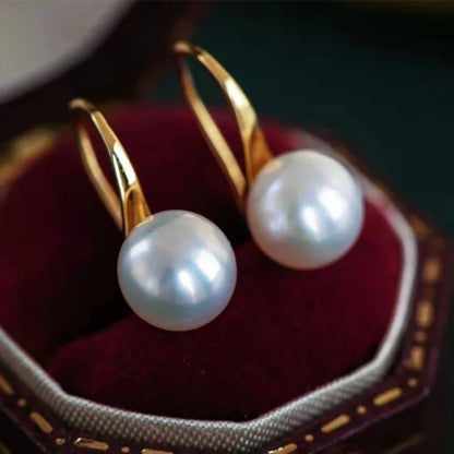 Pearl Stud Earrings for Women Girls Minimalist Elegant Wedding Jewelry