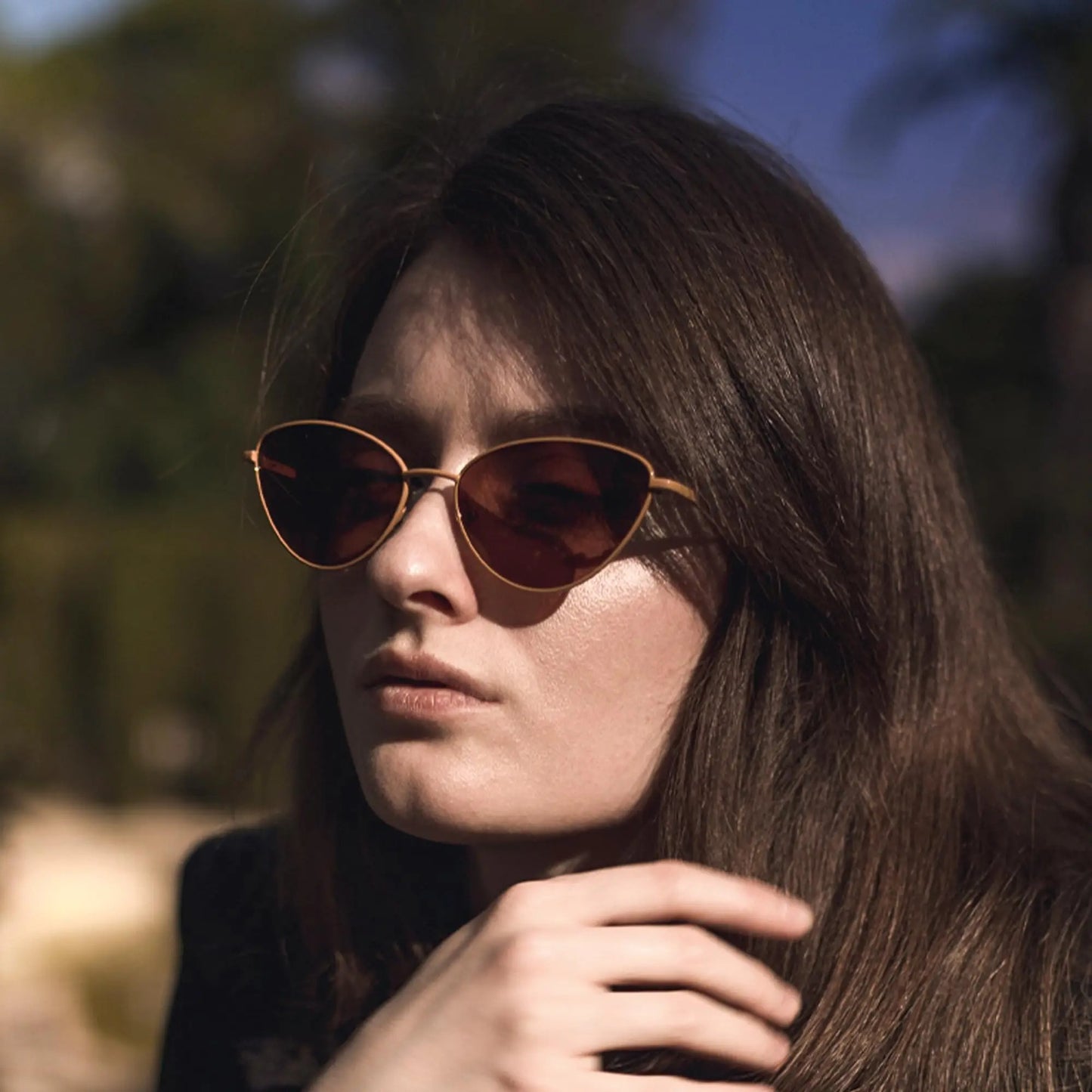 ZENOTTIC Small Cat Eye Sunglasses Polarized UV400 Women Retro