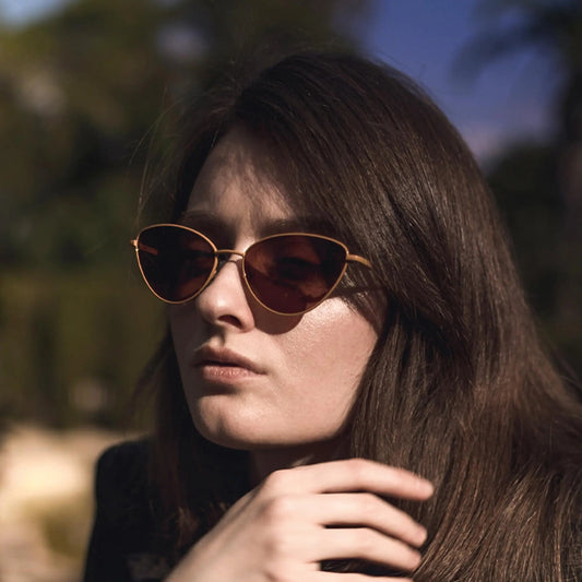 ZENOTTIC Small Cat Eye Sunglasses Polarized UV400 Women Retro