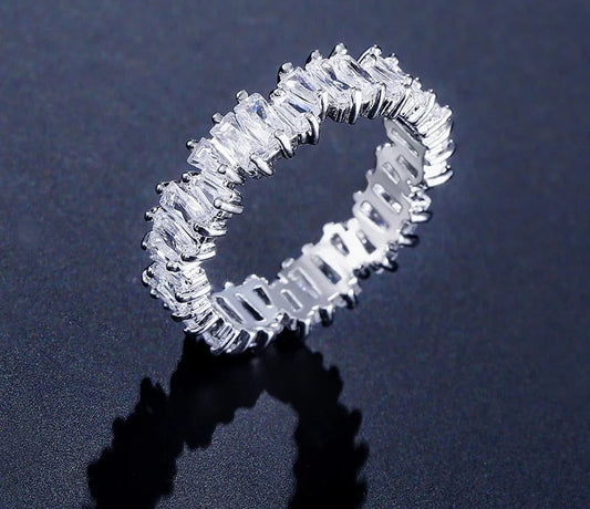 Fashion Multicolor Zirconia Rings for Women Marquise Crystal Ring Wedding Party Jewelry Gift