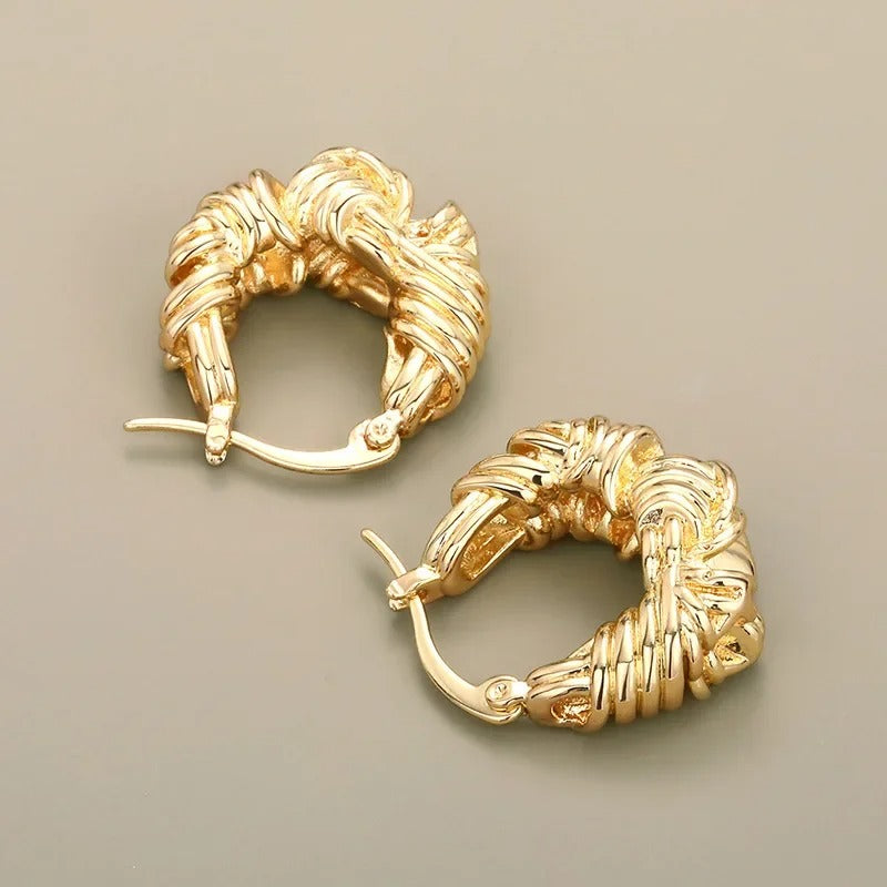 Metallic Fashion Ear Buckles Stylish Trendy Instagram Jewelry Accessories