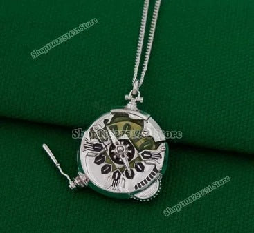 Arcane Ekko‘s Watch Shape Necklace New Cartoon Anime Movie Arcane 2 Jinx Pendants Fashion Game Jewelry Charms Accessories Gift