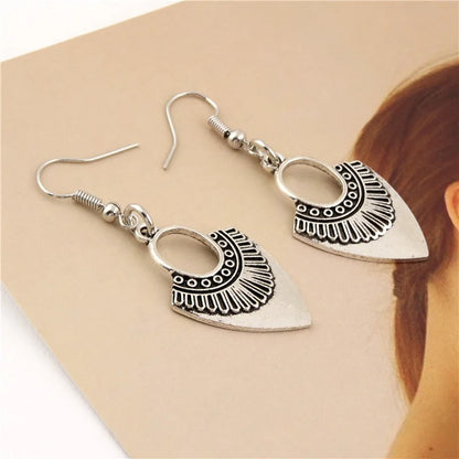 1Pair Ethnic Style Women Drop Earrings Fit Women Girl Gift Dangle Chandelier Ear Ornaments Handmade Jewelry