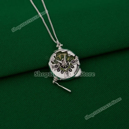 Arcane Ekko‘s Watch Shape Necklace New Cartoon Anime Movie Arcane 2 Jinx Pendants Fashion Game Jewelry Charms Accessories Gift