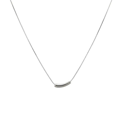 Elegant Water Drop Pendant Necklace Stainless Steel Fashion Jewelry Gift for Women & Girls