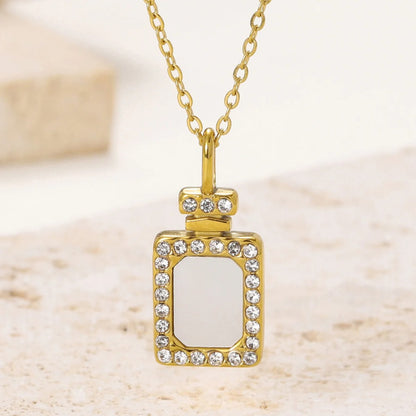 Stainless Steel Blue Natural Stone Sunflower Charm Necklace 14K Gold Color Pendant Choker Jewelry For Women Daily Wear