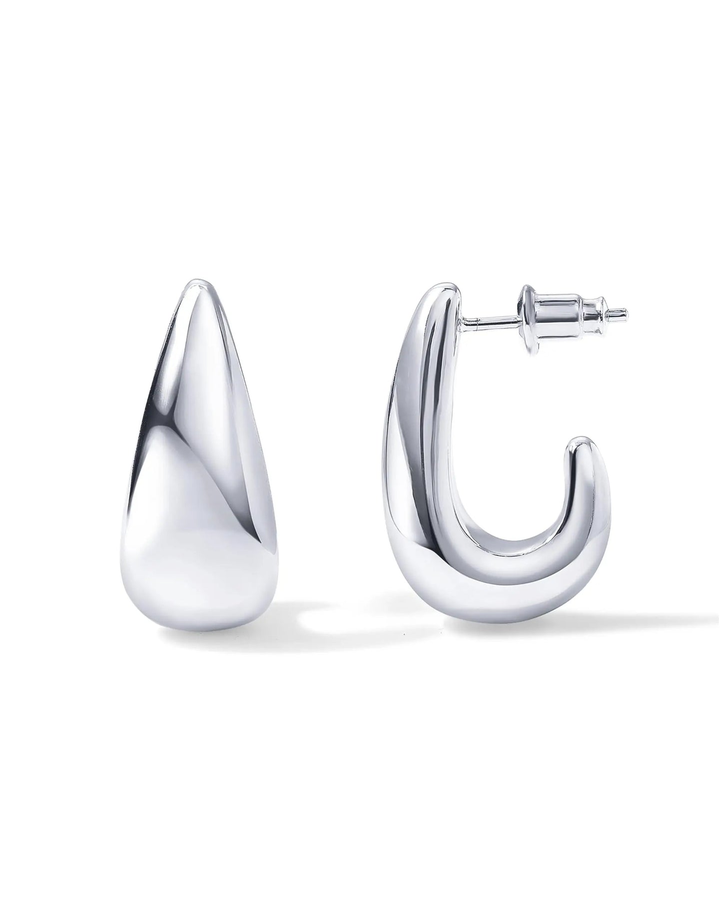 High-Quality Gold Hoop Earrings Women Sterling Silver Fashion Jewelry