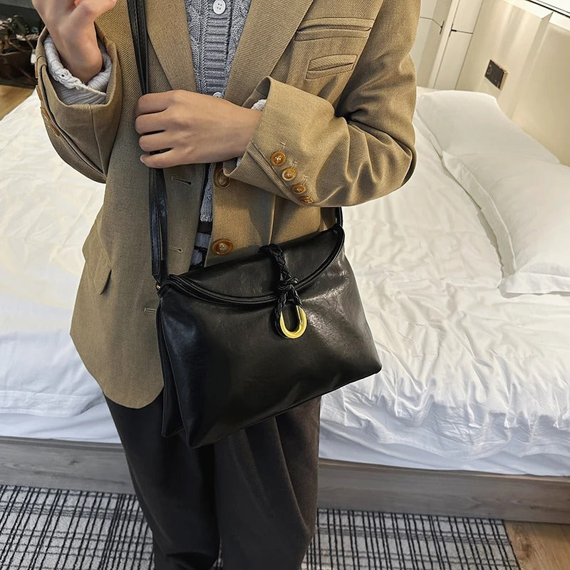 Women’s PU Leather Envelope Crossbody Bag