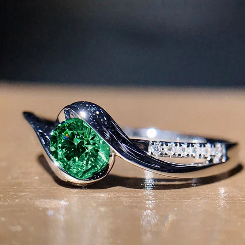 Luxury Cubic Zirconia Wedding Ring for Women Trendy Jewelry