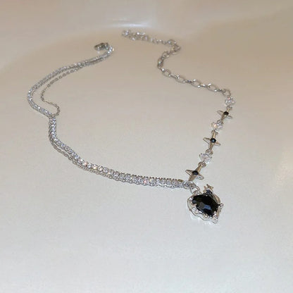 Elegant Chrome Personalized Necklace for Women Wedding Gift