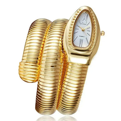 Luxury Women’s Quartz Watch Gold Stainless Steel Wristwatch