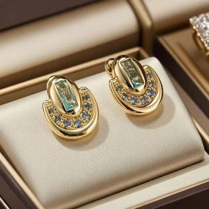 Stylish Light Luxury Earrings Women 925 Sterling Silver Needle