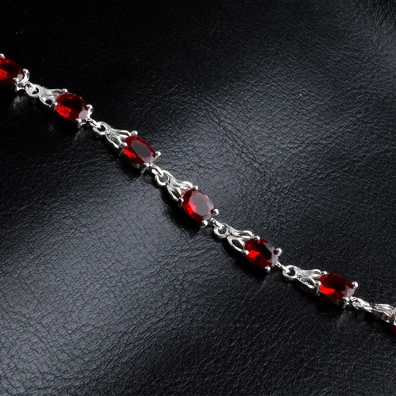 Fashion Charm Bracelet&Bangle for Women Plata 925 Stterling Sliver Heart Wedding&Birthday Vintage Jewelry Girls Gift