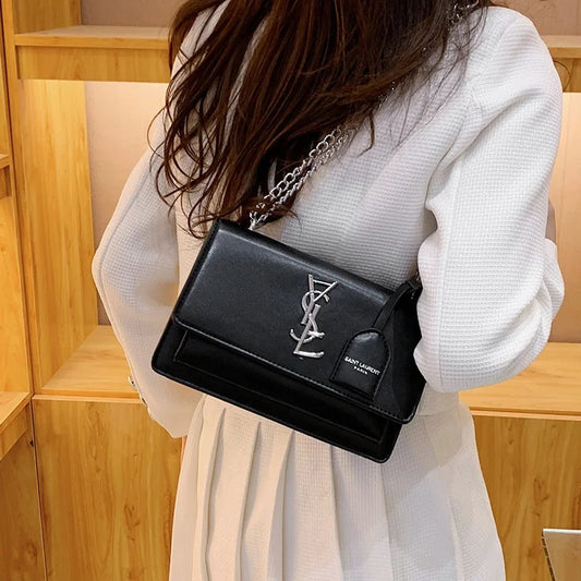 Korean Style Small Square Bag High-Quality Women’s Fashion Chain Shoulder & Crossbody Bag