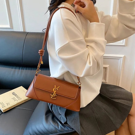 Elegant Leather Crossbody Shoulder Bag for Women