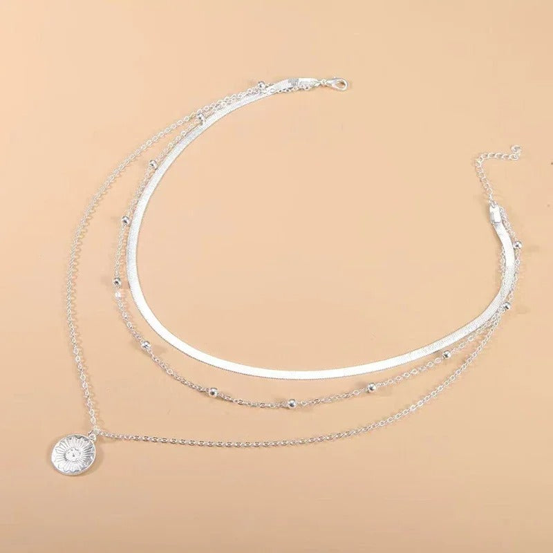 Elegant Layered Necklace Party & Wedding Jewelry for Women