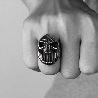 Mini Ring Bottle Opener Stainless Steel Skull Punk Finger Tool