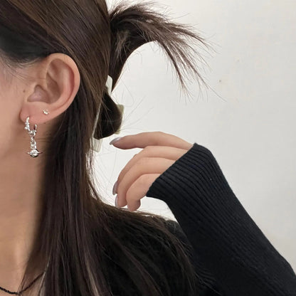 Three-Dimensional Fashion Earrings Women Simple Jewelry Accessory