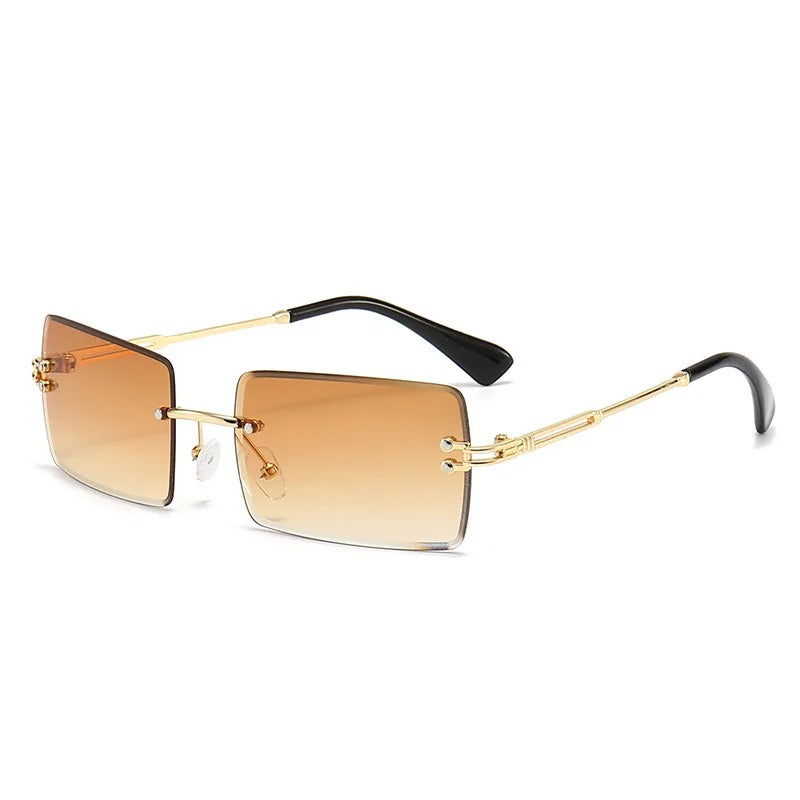 Rimless UV400 Lightweight Sunglasses for Men and Women