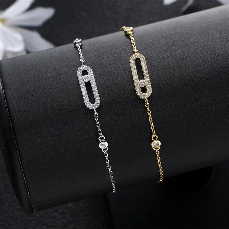 New Zircon Clasp Adjustable Bracelet Women Summer Fashion Jewelry