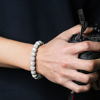 Natural Wood Star & Moon Bodhi Bead Bracelet Meditation Jewelry